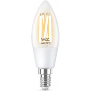 WiZ Smartlampe, E14, Klart Glas, Tunable White - Hvide Lysfarver, Wi-F