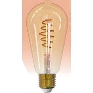 Airam Smarthome Edison St64 - Smartlampe, E27, Amber, 350 Lm, 1800-300