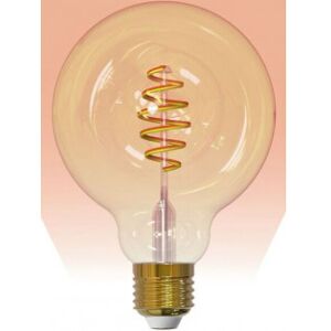 Airam Smarthome Globe 95 - Smartlampe, E27, Amber, 350lm, 1800-3000k,