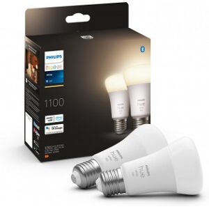 Philips - Smartlampe Multipak, White, E27, 1100 Lm, 2-Pack
