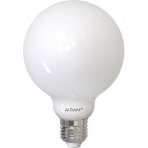 Airam Smarthome G95 - Smart Lampe, E27, Opalbelagt, 806lm, 2700-6500k,