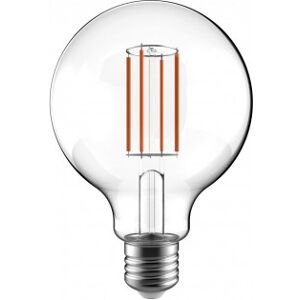 Airam Led G95 -Læmpe, E27, 3000k, 470lm, Klart Glas