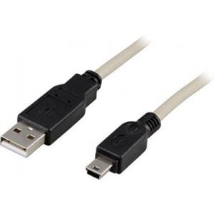 Deltaco Usb 2.0 A - Mini-B, Han - Han -Kabel, 0,5 M