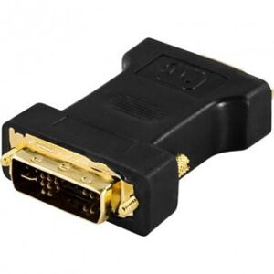 Deltaco Dvi-A Han - Vga Hun -Adapter