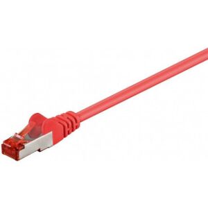 Goobay Cat6 S/ftp-Netværkskabel, 10 M, Rød