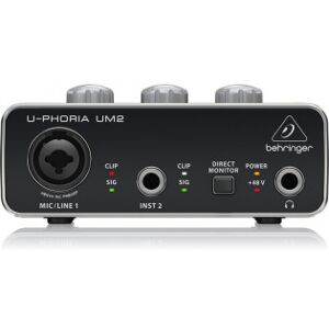 Behringer U-Phoria Um2 Lydkort Til Usb-Porten