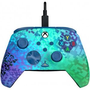 PDP Rematch Wired Controller Spilcontroller, Glitch Green, Pc / Xbox