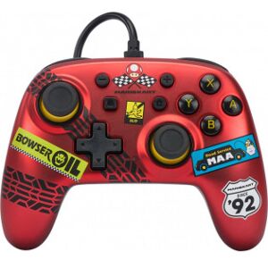 PowerA Nano Wired Controller -Spilcontroller, Mario Kart: Racer Red, S