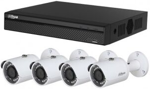 Dahua Surveillance System 4 FullHD-kameraer