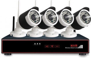 Wireless Smart Link 4X trådløse FullHD kameraer og NVR Wireless Smart Link 4X trådløse FullHD kameraer og NVR
