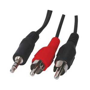 Intos Inline 2 X Rca Han - 3,5 Mm Han -Kabel, 5 M