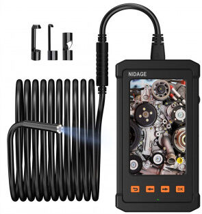 Nidage 5,5 mm FullHD endoskop med 4,3” skærm - 1.5m Nidage 5,5 mm FullHD endoskop med 4,3” skærm - 1.5m