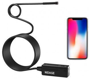 Nidage Full HD WiFi endoskop 1,5-10 m - 3.5m Nidage Full HD WiFi endoskop 1,5-10 m - 3.5m