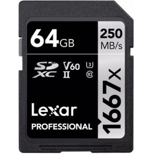 Lexar Professional 1667x 64 Gt Sdxchukommelseskort