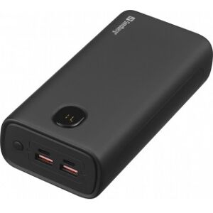 Sandberg Strømforsyning, Usbc Pd 20w, 30 000 Mah, Sort