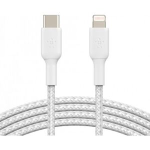 Belkin Boost Charge™ Lightning - Usb-C Kabel Flettet, 1m, Hvid