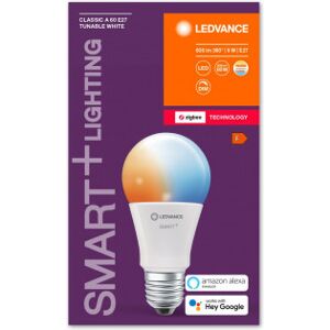 Ledvance Smart+ Classic Tunable White - Led-Smartlampe, E27, 810 Lm, Z