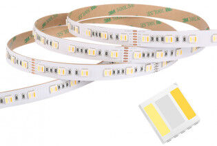 Bright RGB CCT LED-strip 5m 60stk / m IP20 - 24V Bright RGB CCT LED-strip 5m 60stk / m IP20 - 24V