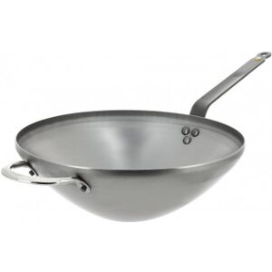 De Buyer Mineral B Element - Wok Pande, Kulstofstål, 40 Cm