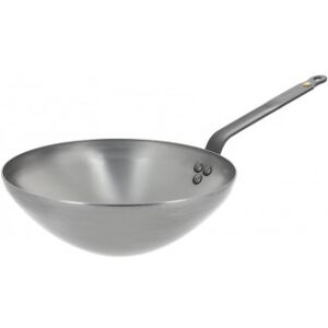 De Buyer Mineral B Element - Wok Pande, Kulstofstål, 28 Cm