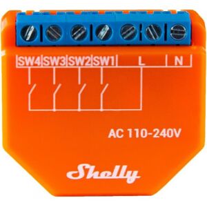 Shelly Plus I4 -Styringsenhed Til Wi-Fi-Netværk