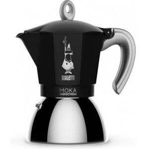 Bialetti Moka Induktion Sort 6 -Kaffekande, 6 Kopper