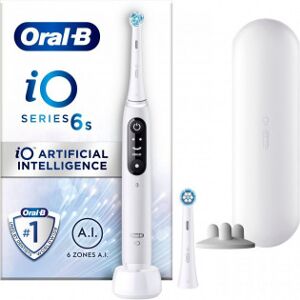 Oral-B Io Series 6s - Elektrisk Tandbørste, Hvid