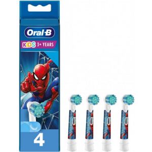 Oral-B Kids Spider-Man -Udskiftningsbørste, 4 Stk.