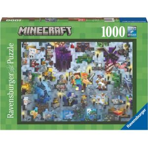 Ravensburger Minecraft Mobs Puslespil, 1000 Brikker