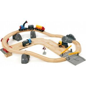 Brio World 33210 - Jern- & Vejstens Lastning Jernbane