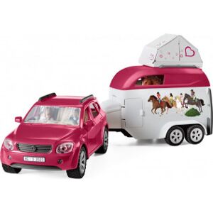 Schleich Horse Club 42535 - Eventyr Med Bil Og Hestetransportvogn