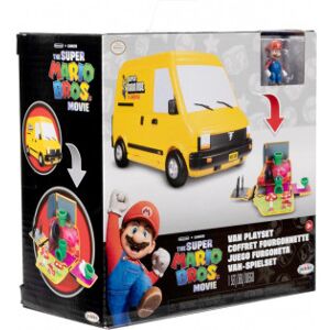 JAKKS Pacific Nintendo Super Mario Bros Filmen Mini Verden Van - Legesæt