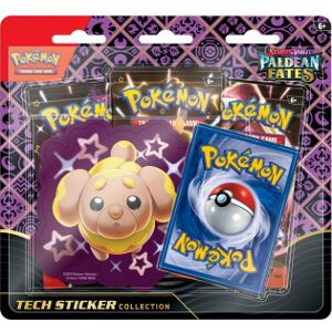 Pokemon Rød & Lilla 4.5: Paldea Skæbne Tech Sticker-Samling -Kortkolle