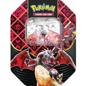 Pokemon Scarlet & Violet 4.5: Paldea Fates Tin -Samlingskortboks, Sort