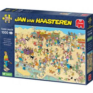 Royal Jumbo BV Jan Van Haasteren, Sand Sculptures Puslespil, 1000 Brikker