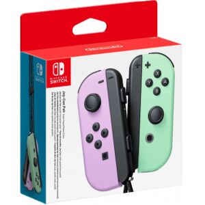 Nintendo Joycon Par Spil Controllerpar, Pastel Purple Og Pastel Green,