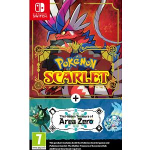 Nintendo Pokémon Scarlet + Det Skjulte Skat Af Område Nul (Switch)