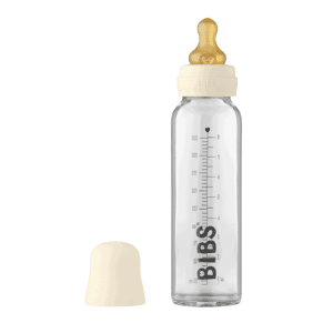 Bibs Glassutteflaske - Latex 225ml Ivory