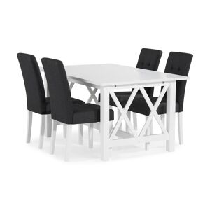 MyHomeMøbler Milla Spisebordssæt M. 4 Viktor Spisebordsstole