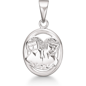 Støvring Design Zodiac Gemini Sterling Sølv Vedhæng fra