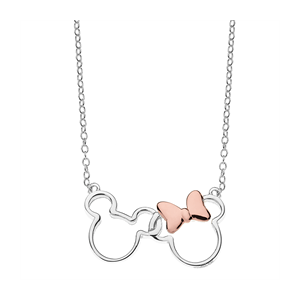 Støvring Design Mickey & Minnie Mouse Sterling Sølv Halskæde