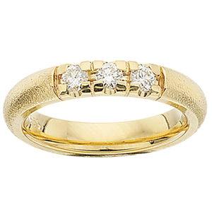 Scrouples Grace Alliance 14 Karat Guld Ring fra  med Diamanter 0,27 Carat W/SI