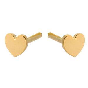 Pernille Corydon Mini Heart Earsticks Forgyldt Sølv Øreringe