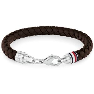 Iconic Braided Læder Herrearmbånd fra Tommy Hilfiger