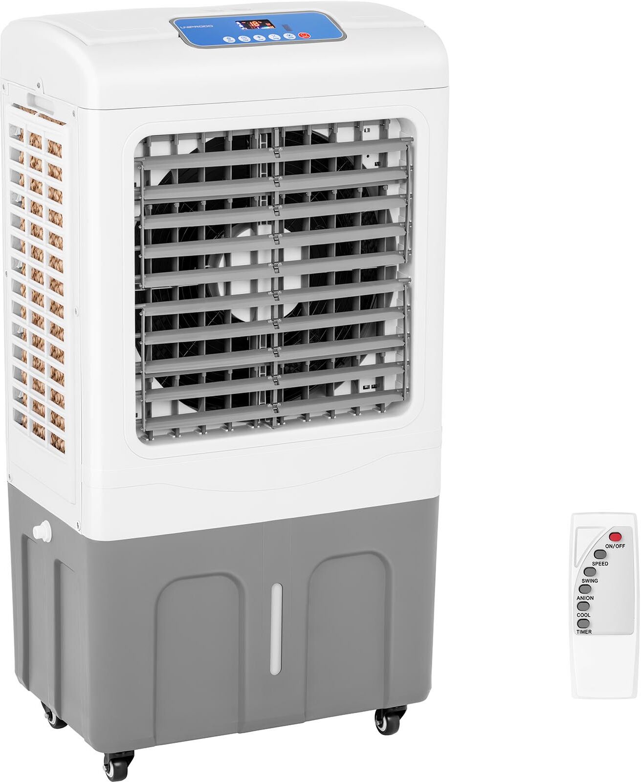 Uniprodo Luftkøler - 3 i 1 - 60 l vandtank Uniprodo Luftkøler - 3 i 1 - 60 l vandtank