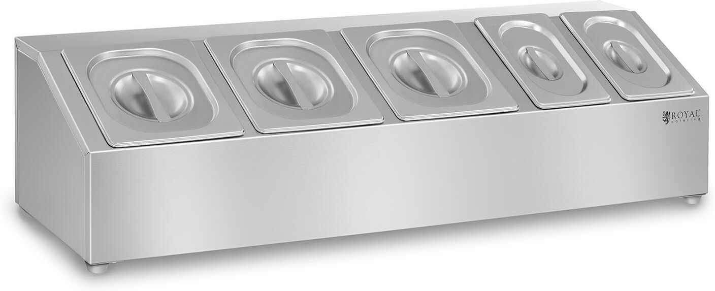 Royal Catering Gastrobakke-holder - inkl. 5 låg Royal Catering Gastrobakke-holder - inkl. 5 låg