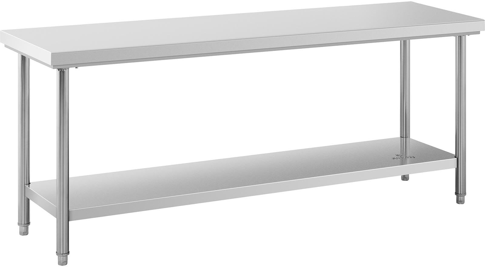 Royal Catering Stålbord - 200 x 60 cm - 160 kg bæreevne Royal Catering Stålbord - 200 x 60 cm - 160 kg bæreevne