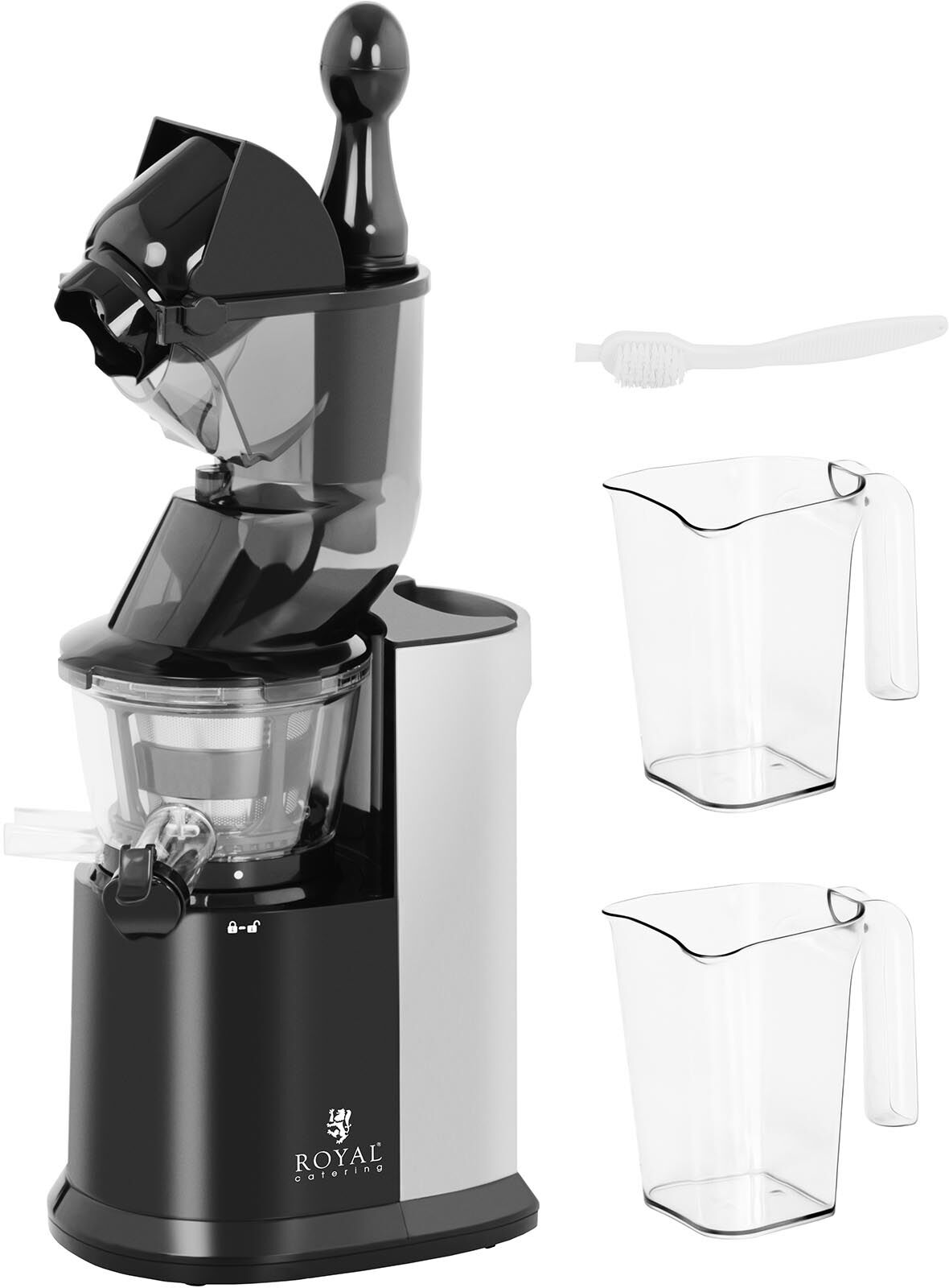 Royal Catering Saftpresser - hel frugt - 250 W - 40 til 65 omdr./min. Royal Catering Saftpresser - hel frugt - 250 W - 40 til 65 omdr./min.