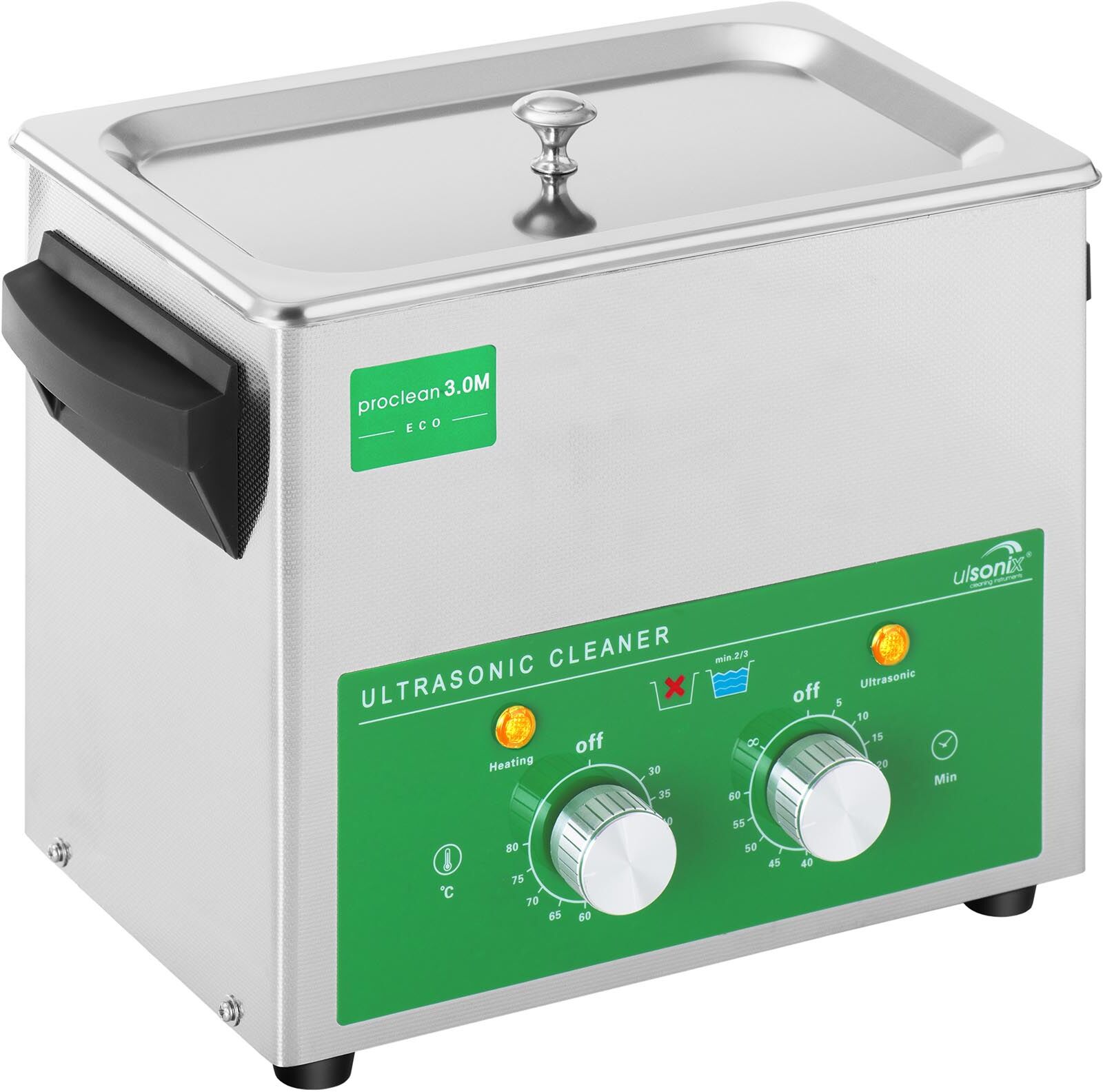 ulsonix Ultralydsrenser - 3 liter - 80 W - Basic Eco ulsonix Ultralydsrenser - 3 liter - 80 W - Basic Eco