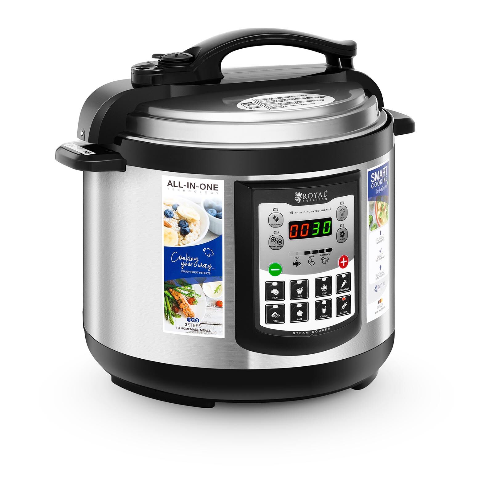 Royal Catering Multicooker - 5 liter - 900 W